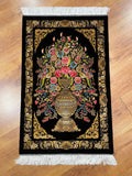 Vazo Patterned Tablo Bamboo Rug – 60X90 by Camel Carpet