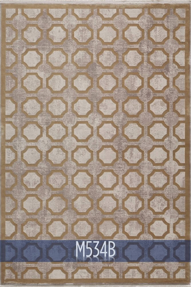 Flat M534B Woolknot Rug by Camel Carpet