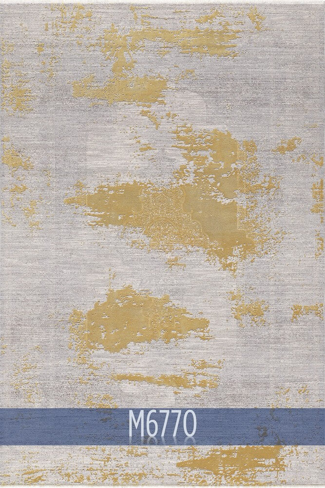 Hera M677O Woolknot Rug by Camel Carpet