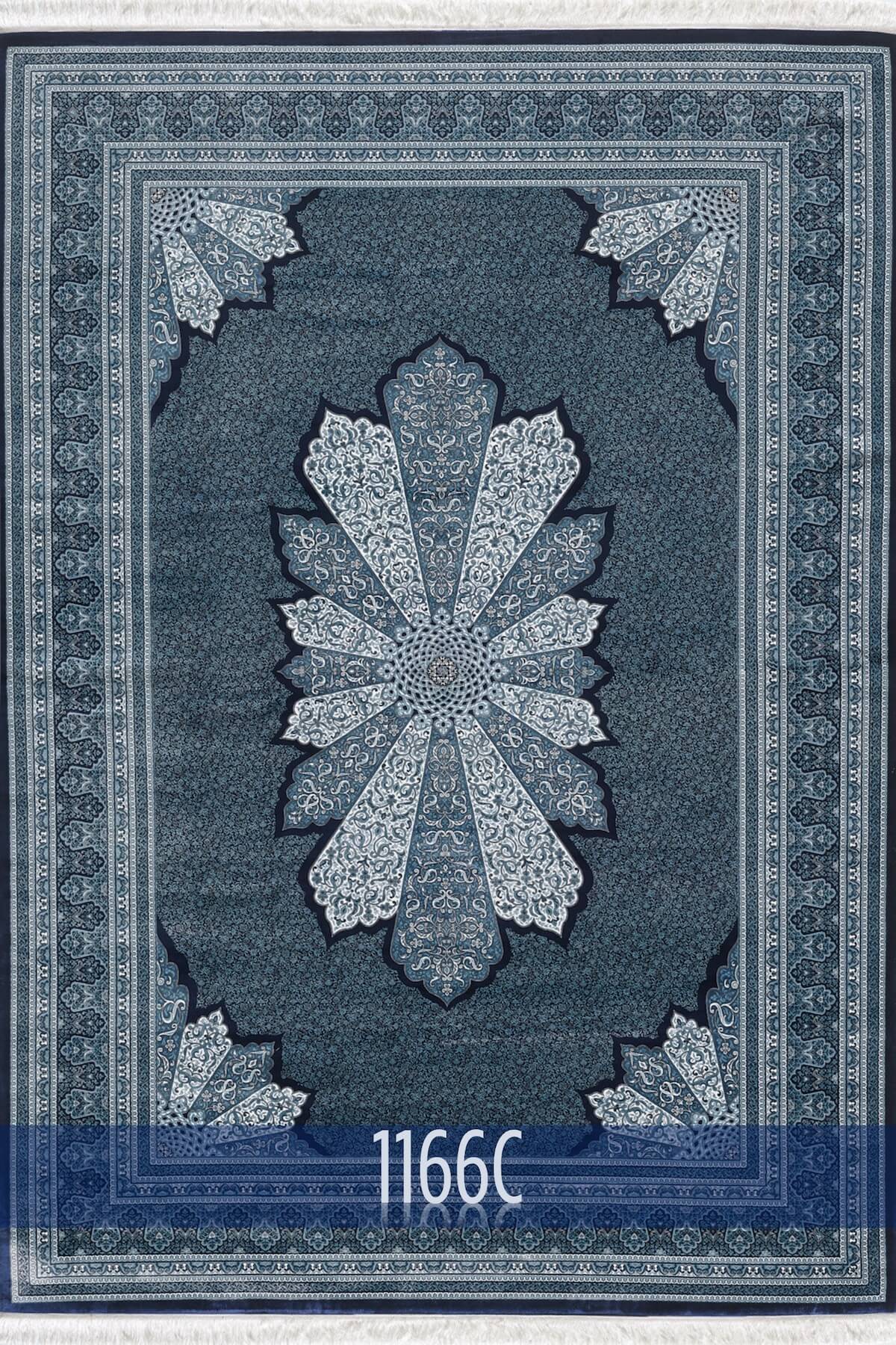 Silk 1166C Woolknot Rug by Camel Carpet