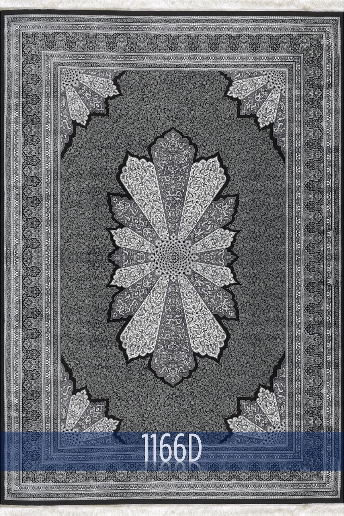 Silk 1166D Woolknot Rug by Camel Carpet