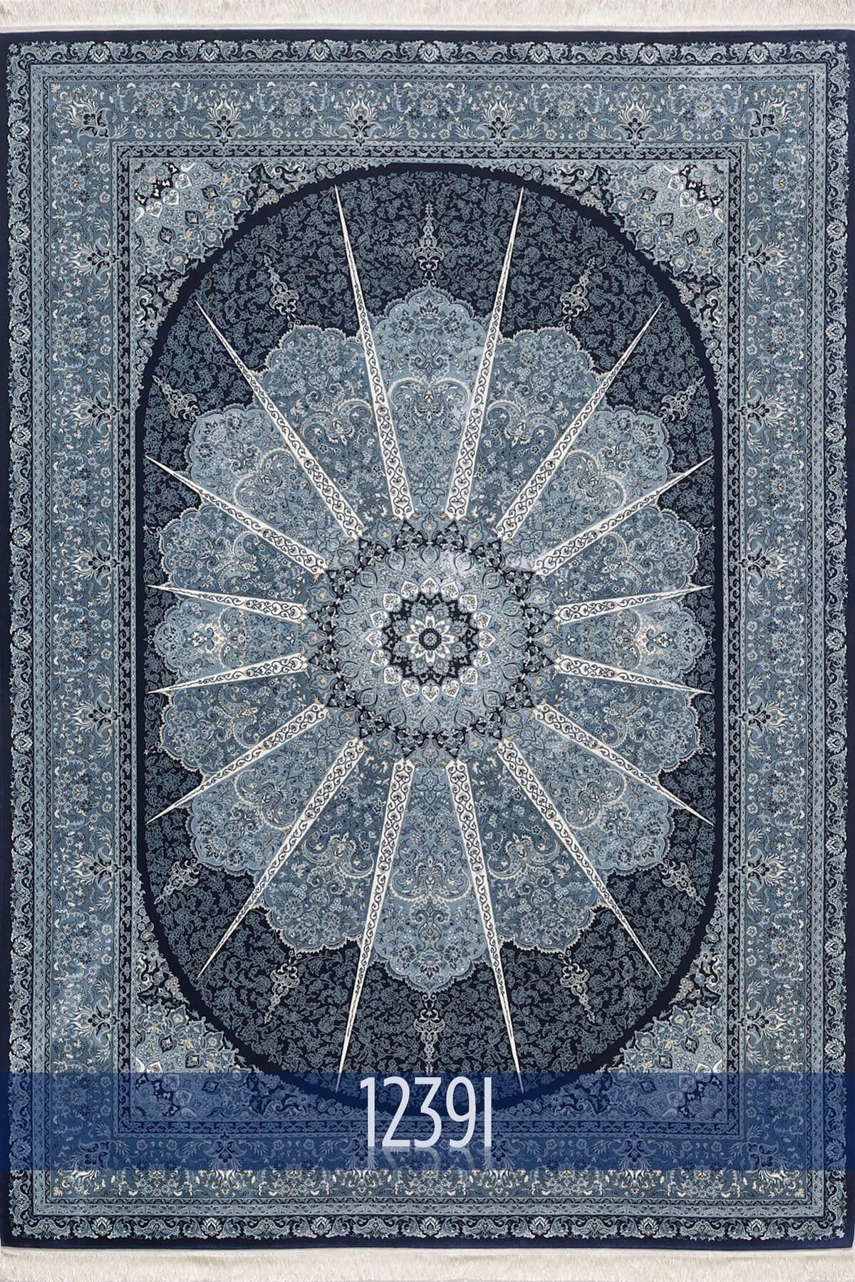 Silk 1239I Woolknot Rug by Camel Carpet