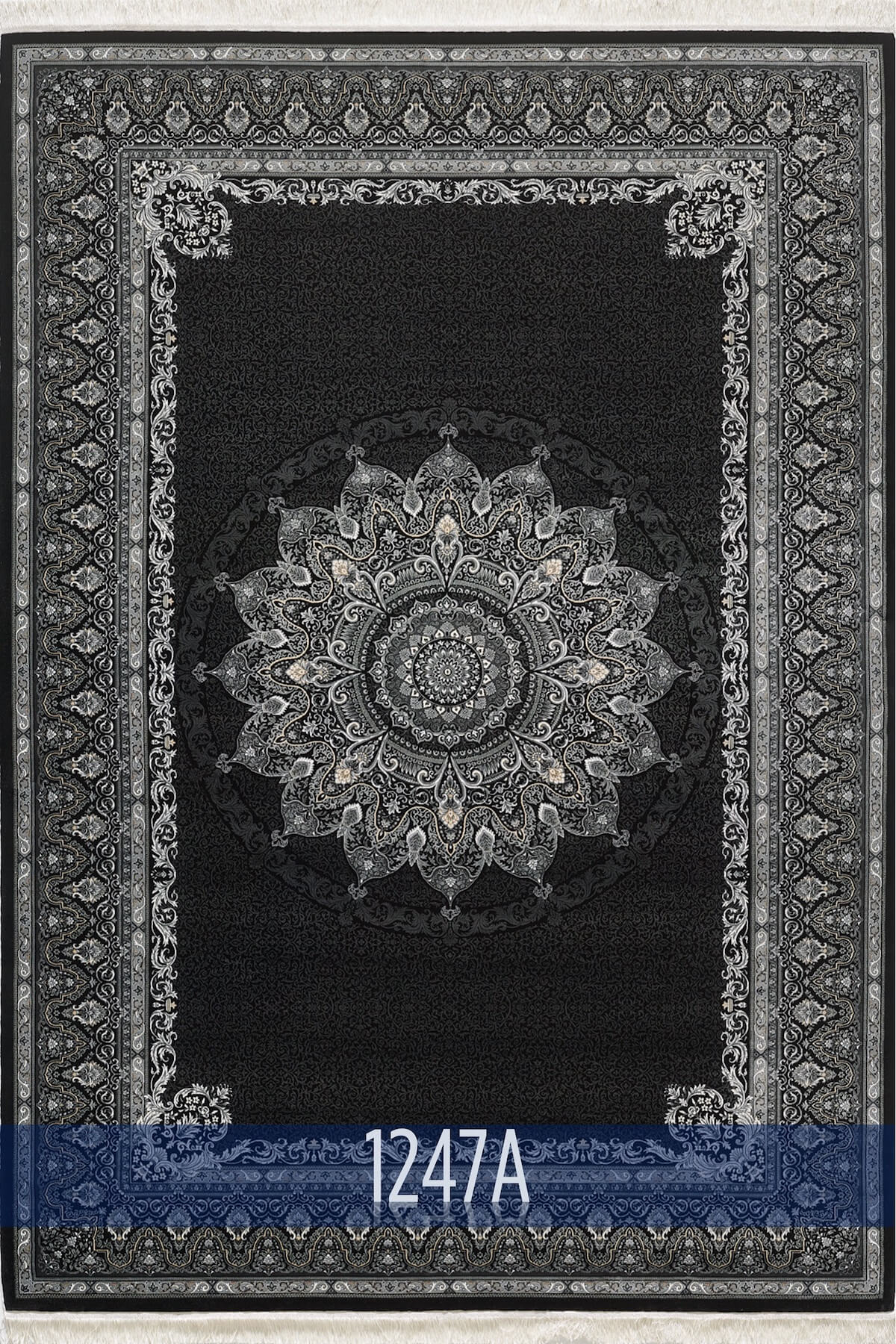 Silk 1247A Woolknot Rug by Camel Carpet