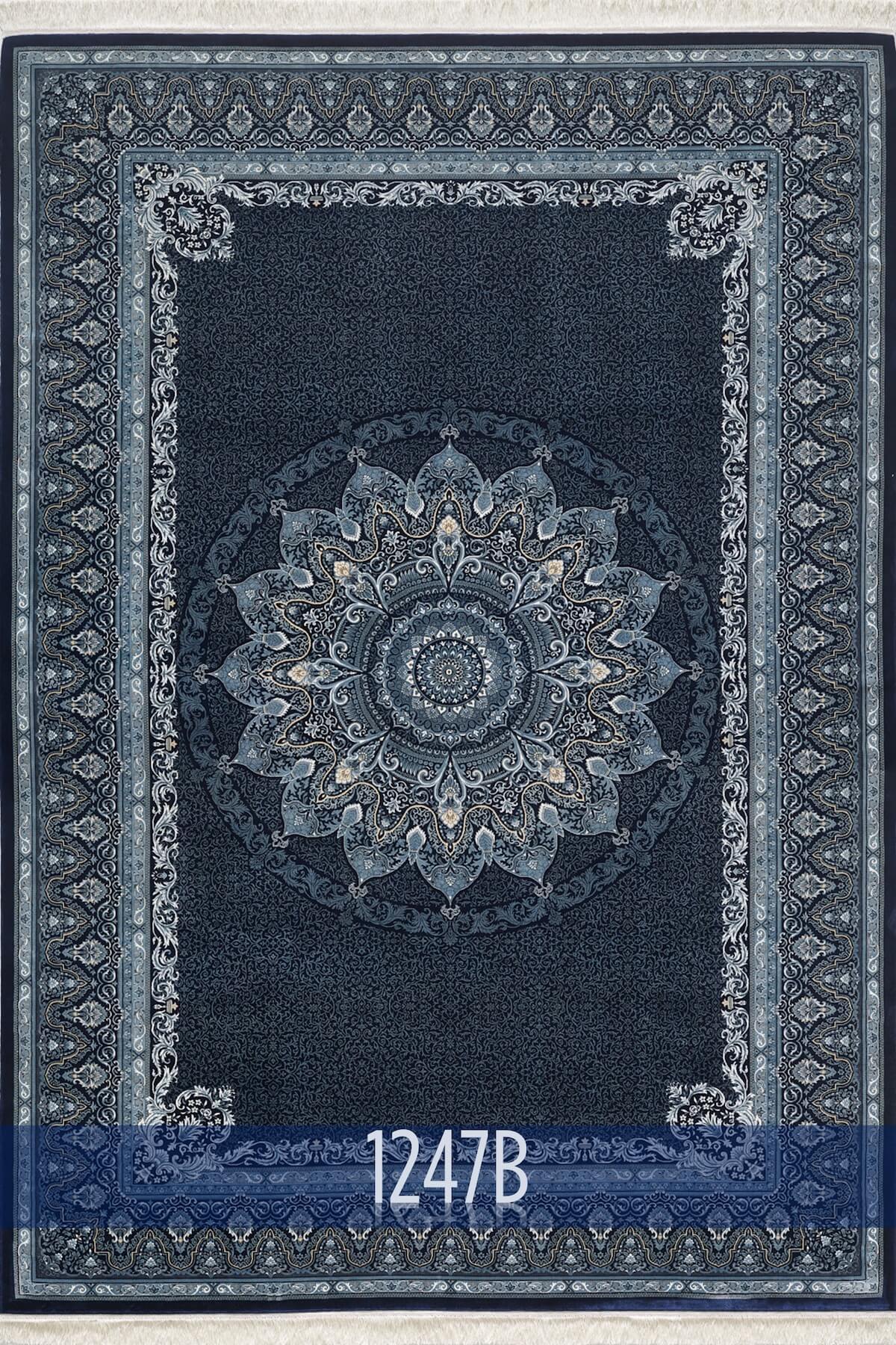 Silk 1247B Woolknot Rug by Camel Carpet
