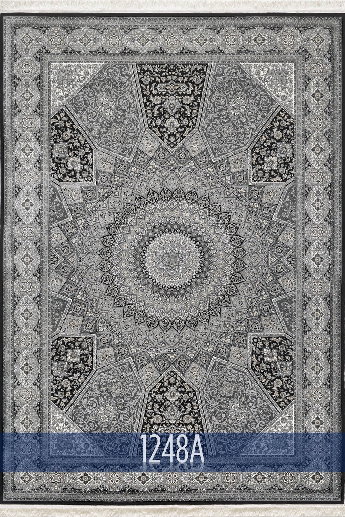 Silk 1248A Woolknot Rug by Camel Carpet