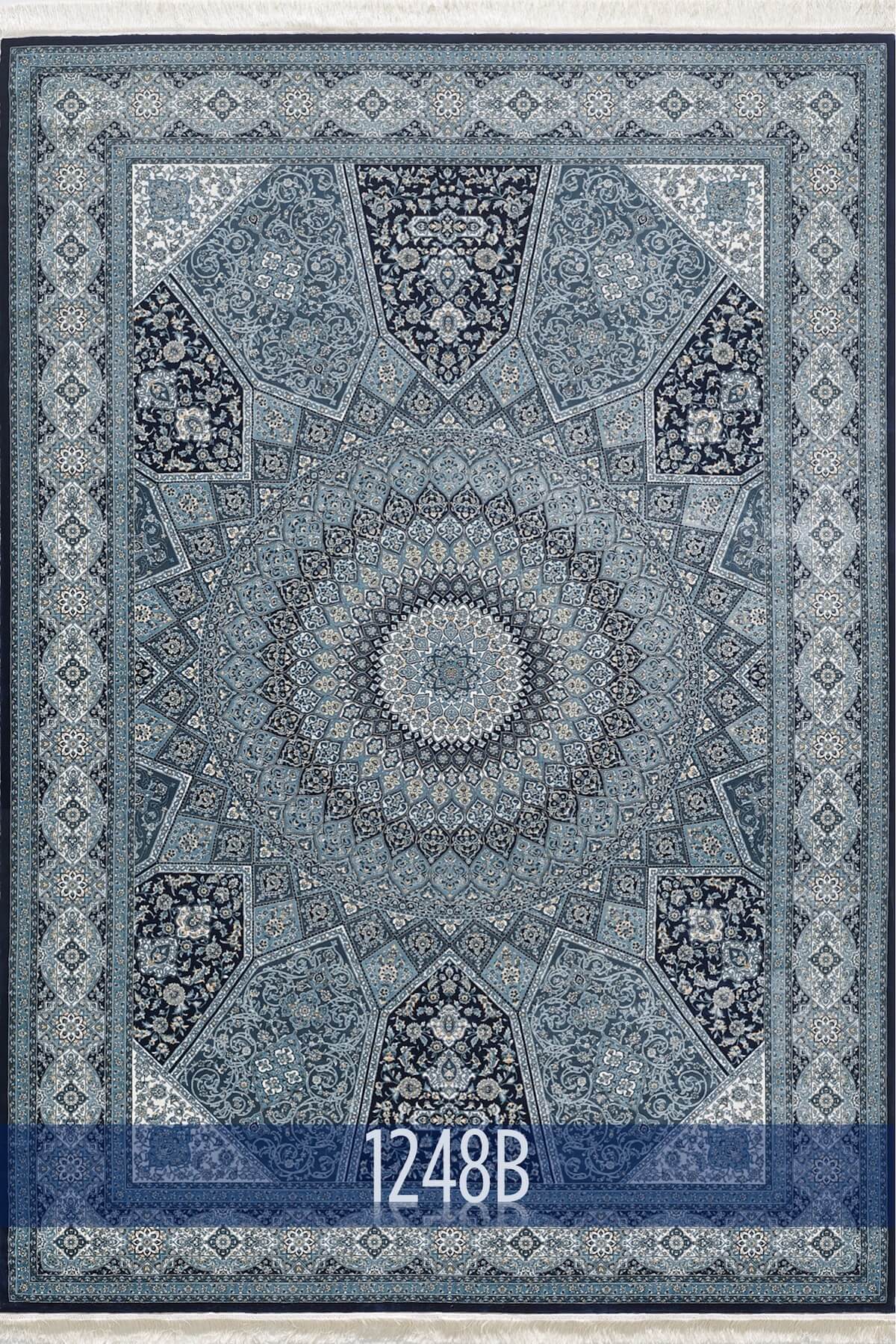 Silk 1248B Woolknot Rug by Camel Carpet