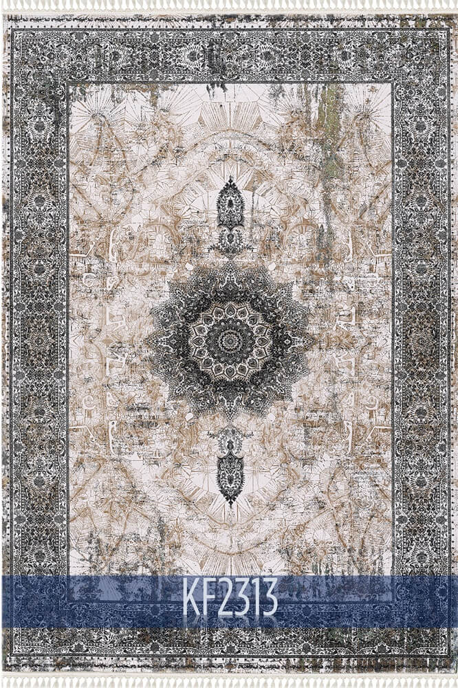 Kaftan Woolknot Rug – KF2313 by Camel Carpet