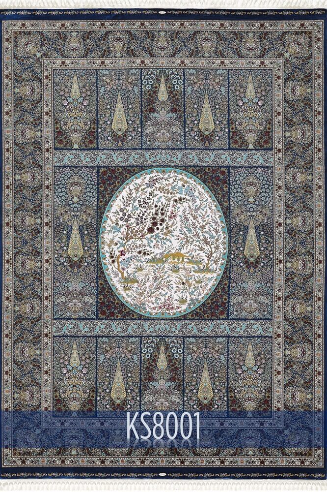 Kaftan Woolknot Rug – KS8001 by Camel Carpet