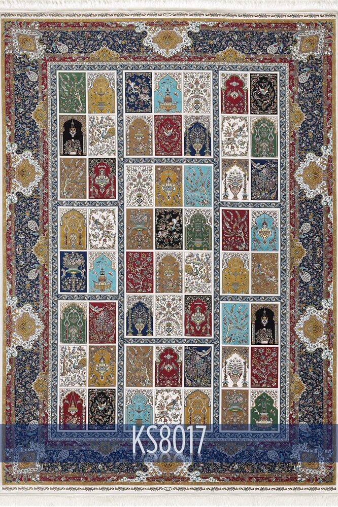 Kaftan Woolknot Rug – KS8017 by Camel Carpet