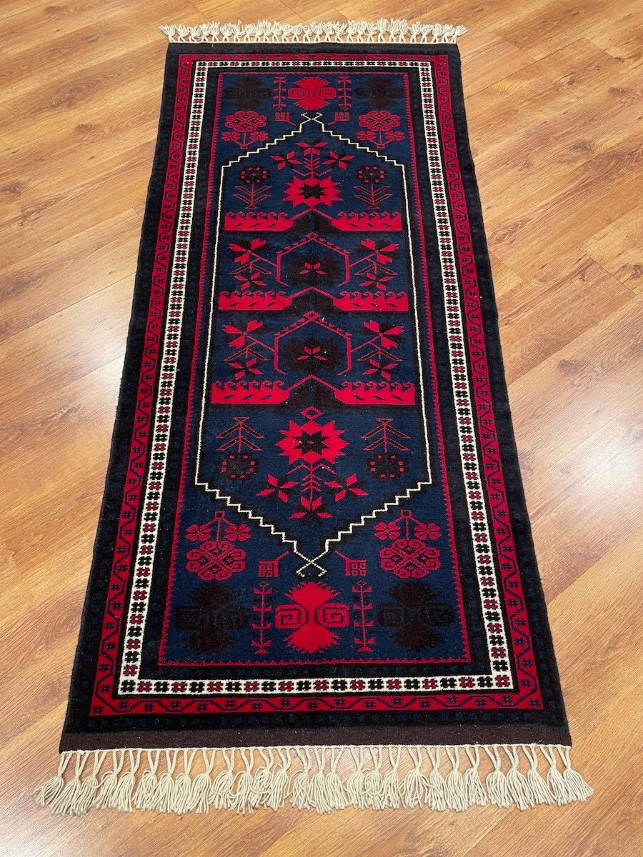 Yagcibedir Handwoven Rug – 87X190 by Camel Carpet